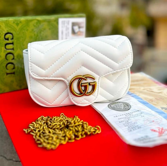 Gucci mini marmount white